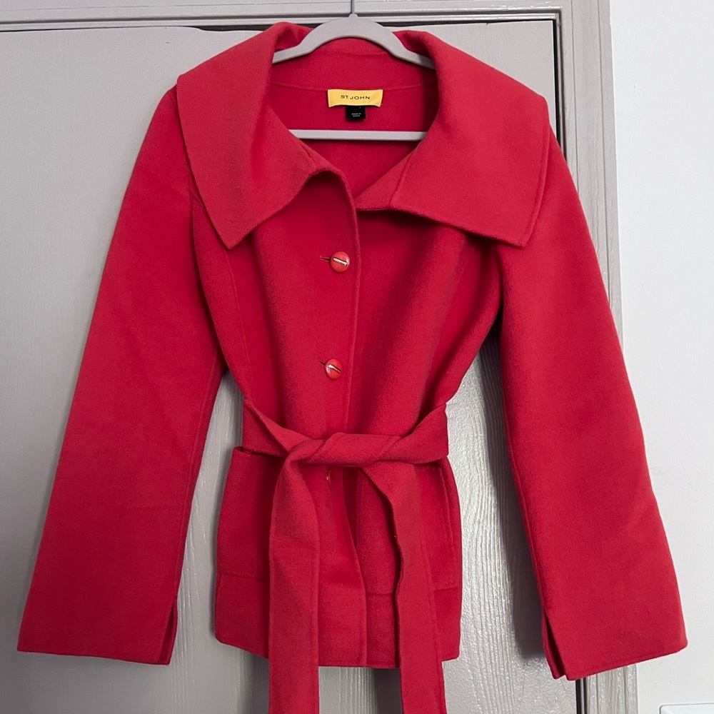 St John Orange Coat